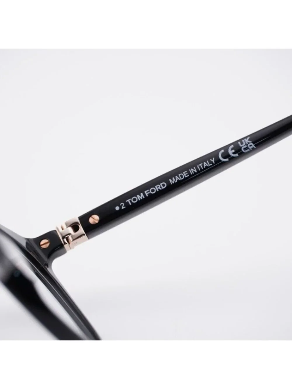 Tom Ford FT5990-B 001 Eyeglasses Shiny Black 55mm Cat Eye Frame